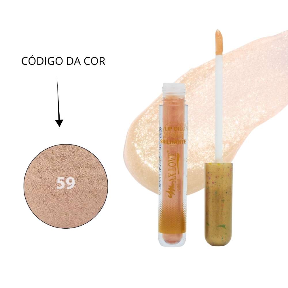 LIP OIL BOMB BRILHANTE - MAXLOVE 59